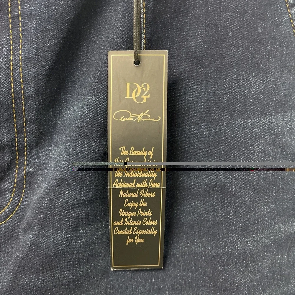 DG2 by Diane Gilman Woman's Wide Leg Jeans Dark Wash 18W NWT